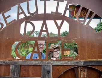Beautiful Day Cafe Sign