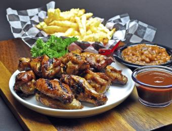 Chicken Wings with Sides