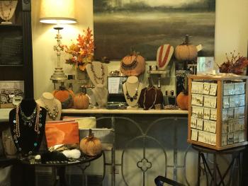 Jewelry display at The Morgan House