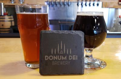 Two Pints of Beer from Donum Dei Brewery