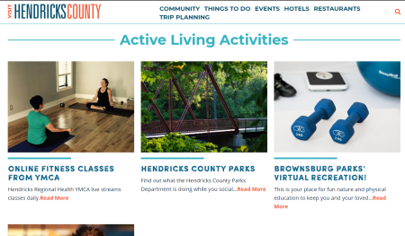 Active Living Community page