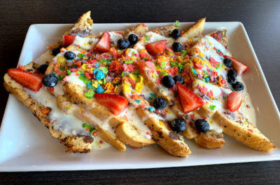 Fruity Pebble French Toast