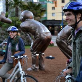 Cycle City Tours - Amazing Laughter Public Art