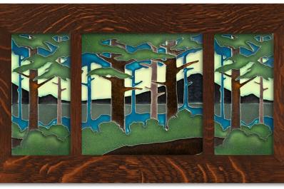 Motawi's iconic Pine Landscape tiles
