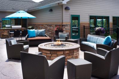 Patio with Fire Pit and BBQ Grill