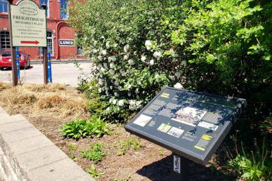 depot town sign