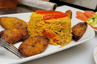 plantains and rice
