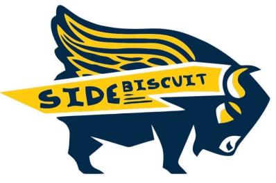 Side biscuit logo