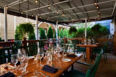 Outside seating