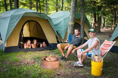 Camping at Whitewater Challengers