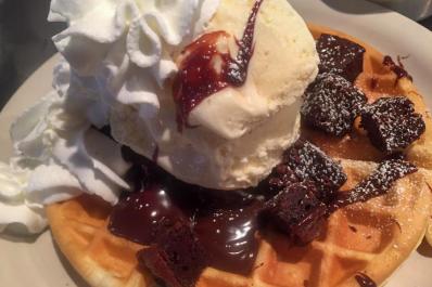 Coccetti's Restaurant Chocolate Waffle