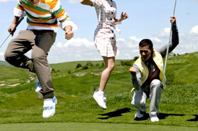 Cascades Golf Course Jumping