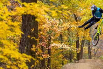 Mountain Creek Bike Park Fall Jump