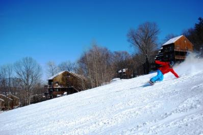 Mountain Creek Ski Resort Downhill Snowboard