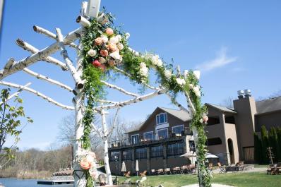 Rock Island Lake Club Birch and Building