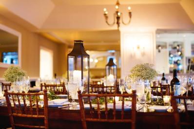 Rock Island Lake Club Catering Setup
