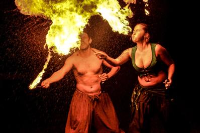 Sparta NJ Renfaire Fire Breathing
