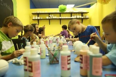 uPaint Pottery Studio is fun for all ages!