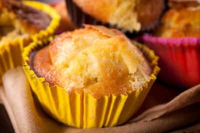 Corn muffins made with Atkinson's Mill cornbread mix from Johnston County, NC.