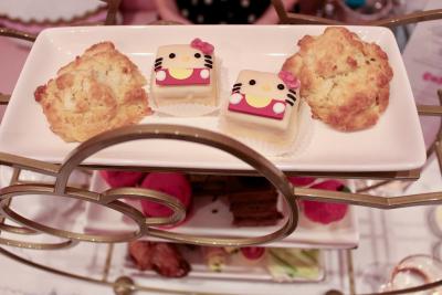 Tea pastries at Hello Kitty Cafe
