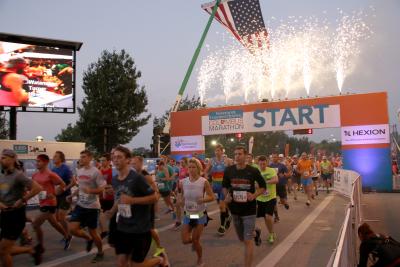 Columbus Marathon Starting Line