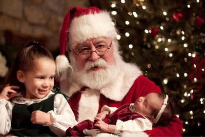 Santa at Beasley's Orchard
