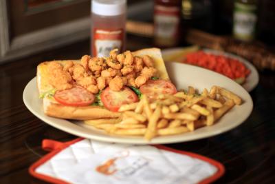 Shrimp po'boy