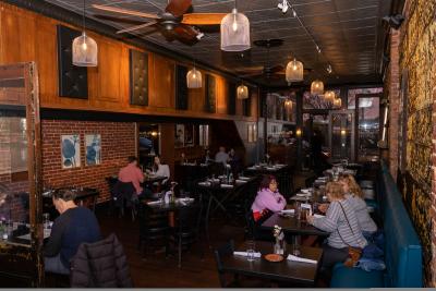 Customers seated at The Standard Plate and Pour