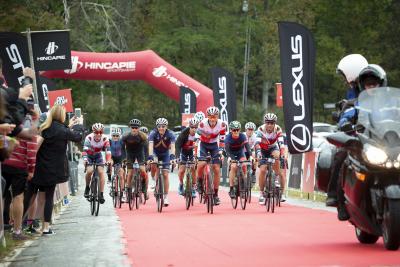 Gran Fondo Race Finish