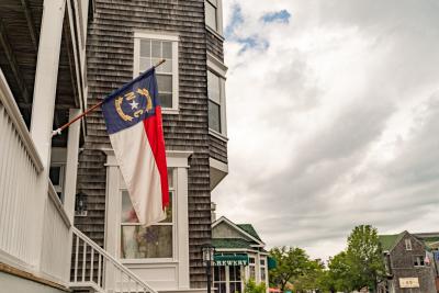 downtown manteo - nc flag