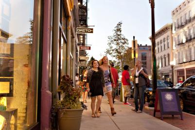 Shopping on Vine Street, over the rhine OTR