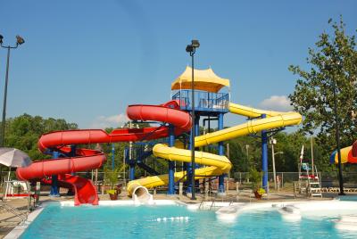 Gill Family Aquatic Center Gill Family Aquatic Center waterslides