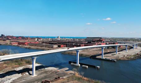Cline Avenue Bridge Aerial Over Canal 1