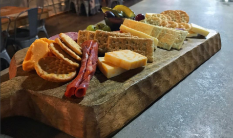 Aftermath Cidery and Winery Valparaiso antipasto and cheese boards