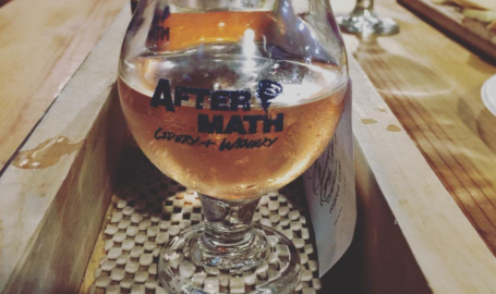 Aftermath Cidery and Winery Valparaiso flight