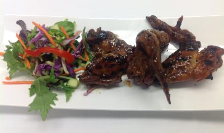 Asparagus Restaurant Merrillville BBQ Wings