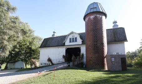 Buckley Homestead barn and silo