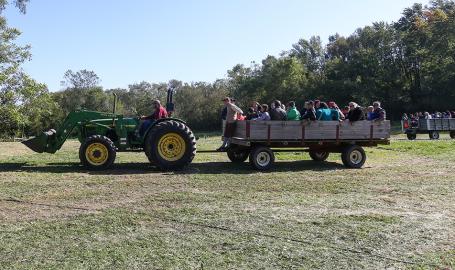 Buckley Homestead hayride