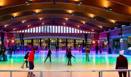 Central Park Plaza Ice Skating
