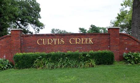 Curtis Creek Country Club Rensselaer sign