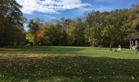 Deep River County Park in the fall