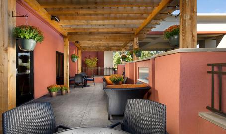 Hampton Inn Schererville Hotel patio