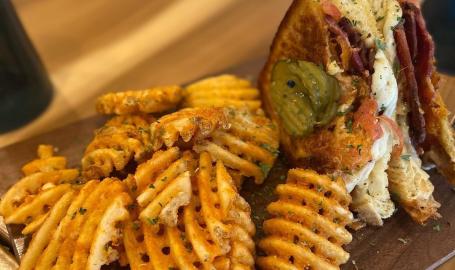 Avgo Grilled Cheese with Bacon