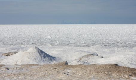 Indiana Dunes Shelf Ice