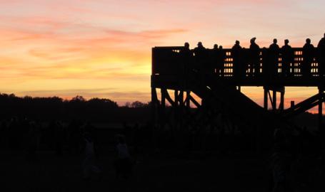 Jasper Pulaski Wildlife Area Bird Watching Sunset