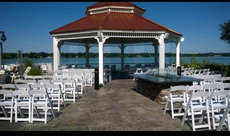 Gazebo Ceremony Set Up