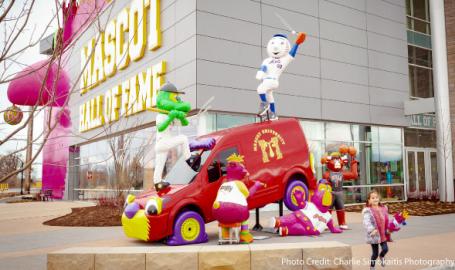 Mascot Hall of Fame Whiting exterior by Charlie Simokaitis Photography