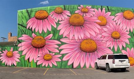 Ren Art Walk flowers