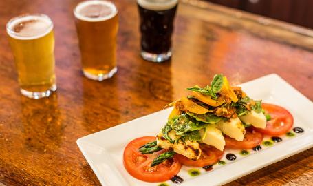 Shoreline Brewery food and beers