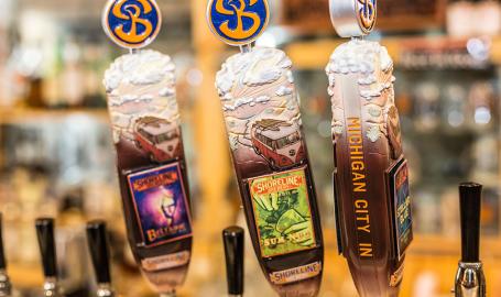 Shoreline Brewery on tap